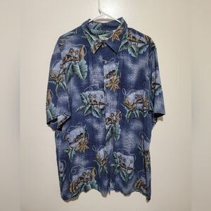 Batck Bay Hawaiian Mens Short Sleeve Shirt‎
